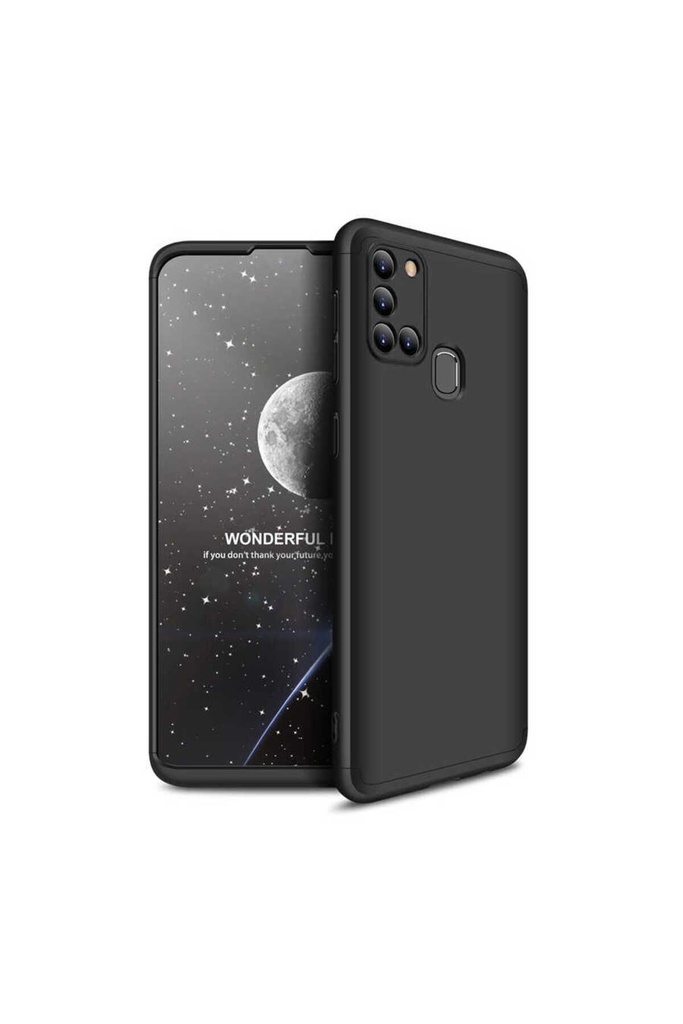 [RNZ-TA41698] Samsung Galaxy A21S Uyumlu Kılıf Zore Ays Kapak (Siyah)