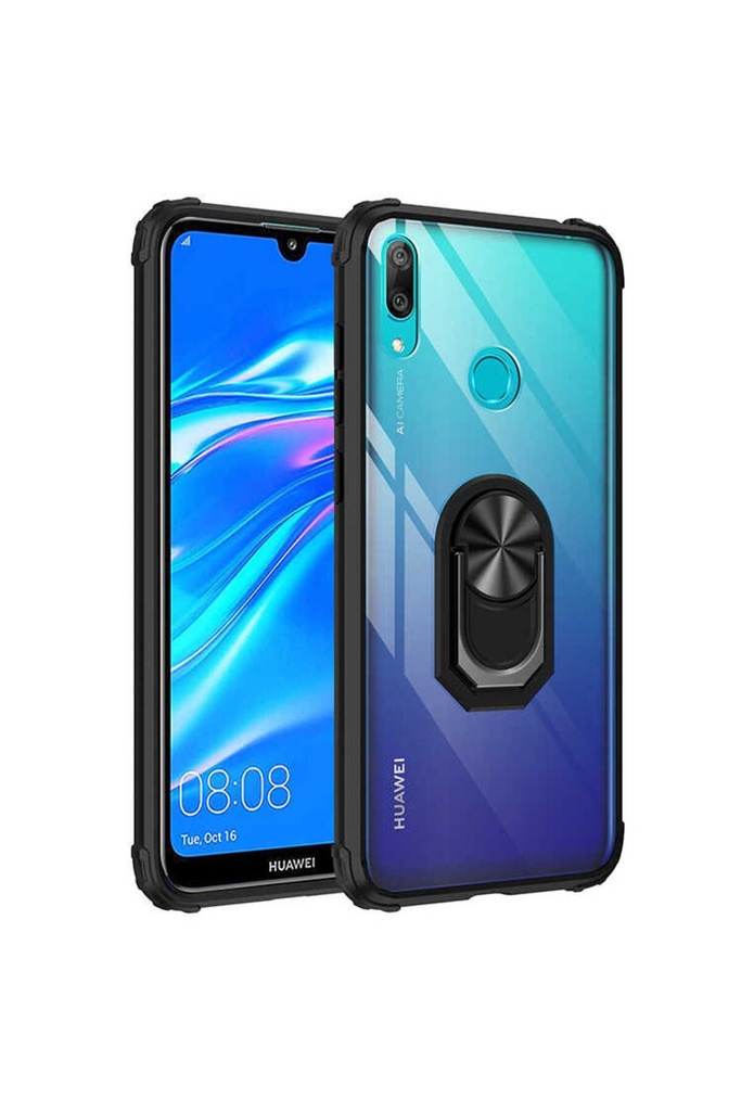 [RNZ-TA41765] Huawei Y7 Prime 2019 Uyumlu Kılıf Zore Mola Kapak (Siyah)