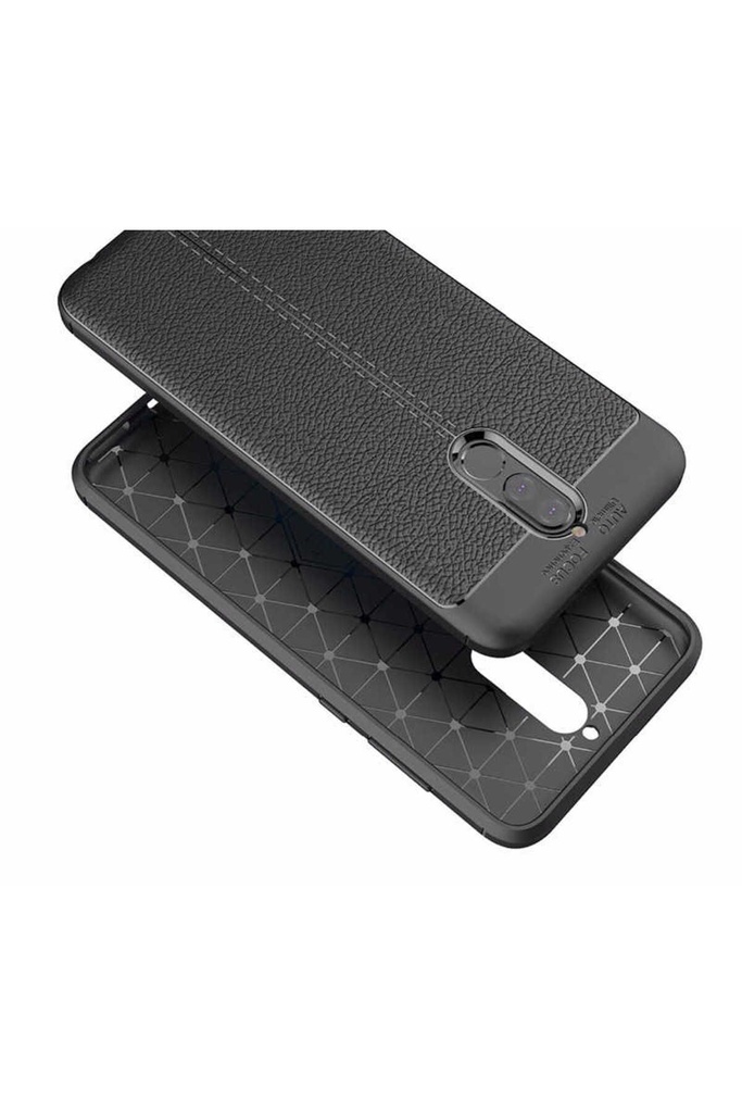 [RNZ-TA303] Huawei Mate 10 Lite Uyumlu Kılıf Zore Niss Silikon Kapak (Siyah)