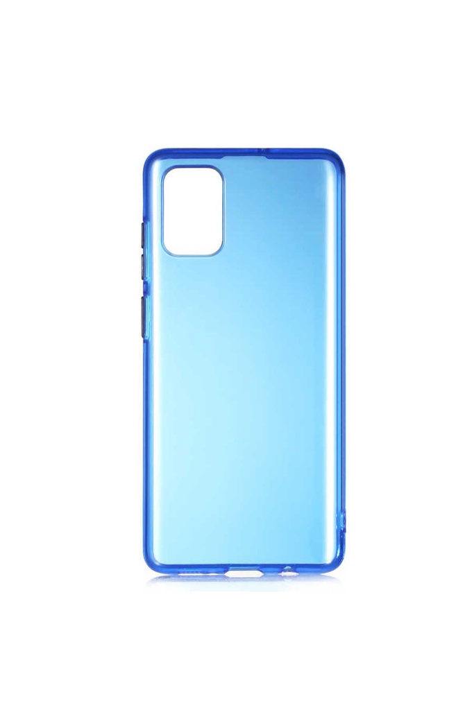 [RNZ-TA41796] Samsung Galaxy A71 Uyumlu Kılıf Zore Bistro Kapak (Mavi)