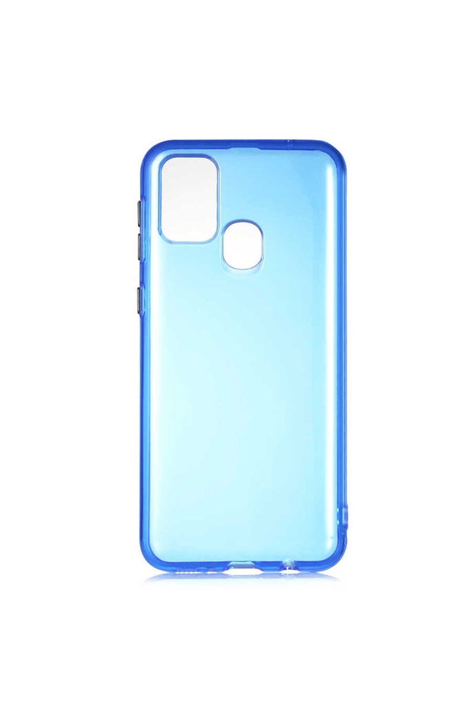 [RNZ-TA41806] Samsung Galaxy M31 Uyumlu Kılıf Zore Bistro Kapak (Mavi)