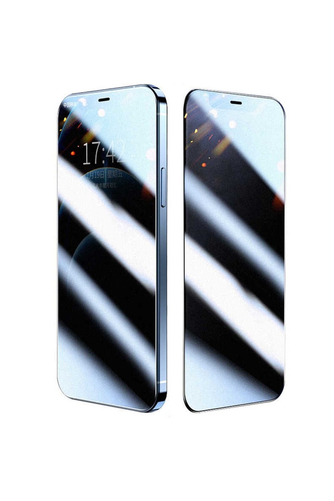 Apple iPhone XR Uyumlu Zore Fit Hard Mat Privacy Cam Ekran Koruyucu