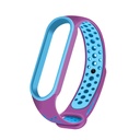 Xiaomi Mi Band 5 Uyumlu Kordon Silikon Esnek Yumuşak Delikli Spor KRD-02 Kayış