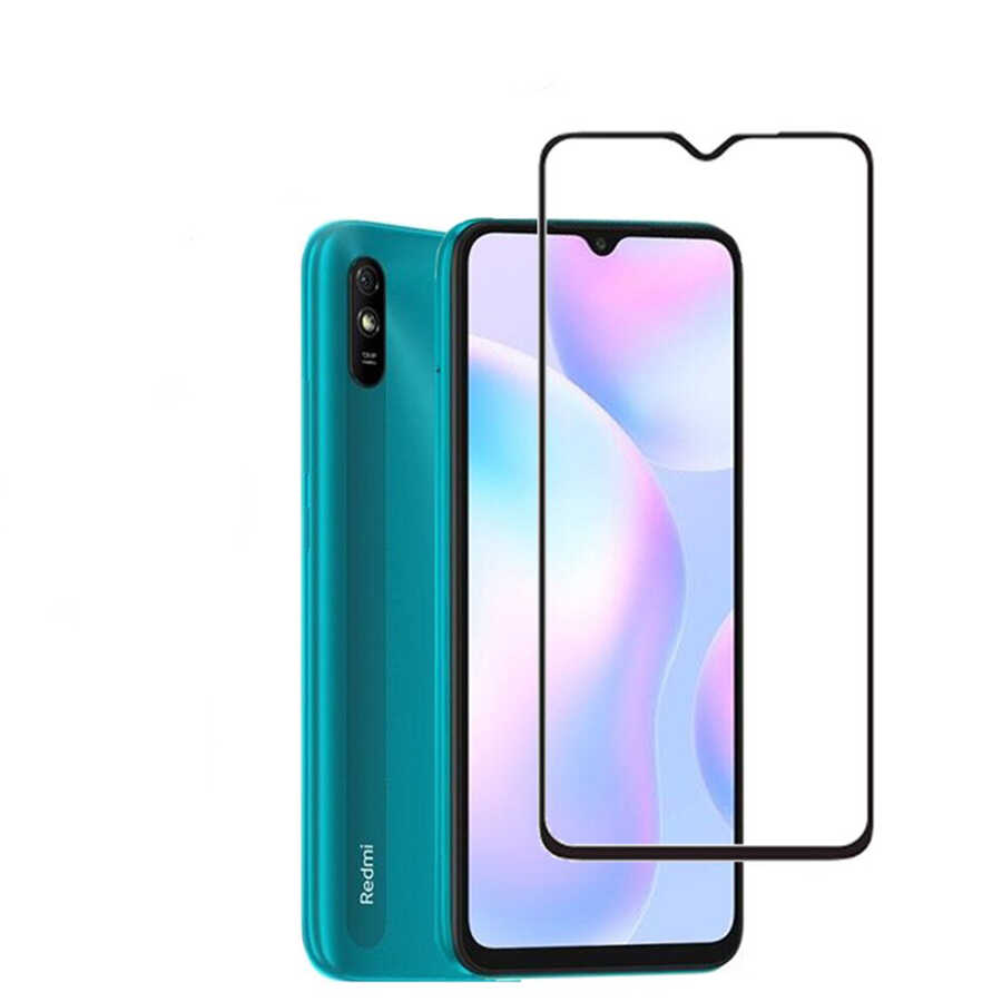 [RNZ-TA42261] Xiaomi Redmi 9A Uyumlu Zore Kenarları Kırılmaya Dayanıklı Cam Ekran Koruyucu