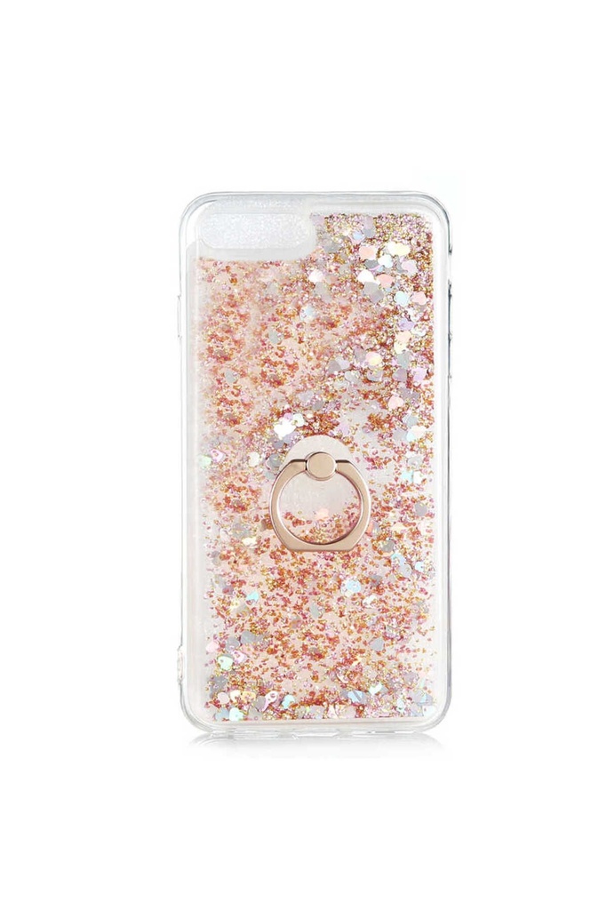 [RNZ-TA42362] Apple iPhone 7 Plus Uyumlu Kılıf Zore Milce Kapak (Gold)