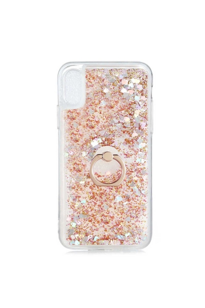 [RNZ-TA42386] Apple iPhone XS Uyumlu Kılıf Zore Milce Kapak (Gold)