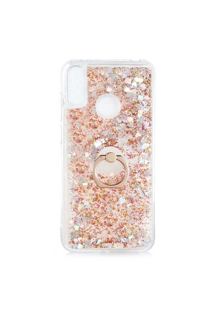 [RNZ-TA42458] Huawei Y7 Prime 2019 Uyumlu Kılıf Zore Milce Kapak (Gold)