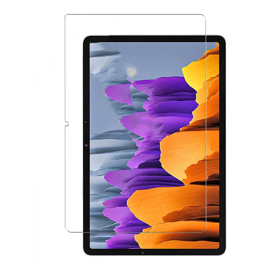 Samsung Galaxy Tab S7 T870 Uyumlu Zore Tablet Temperli Cam Ekran Koruyucu