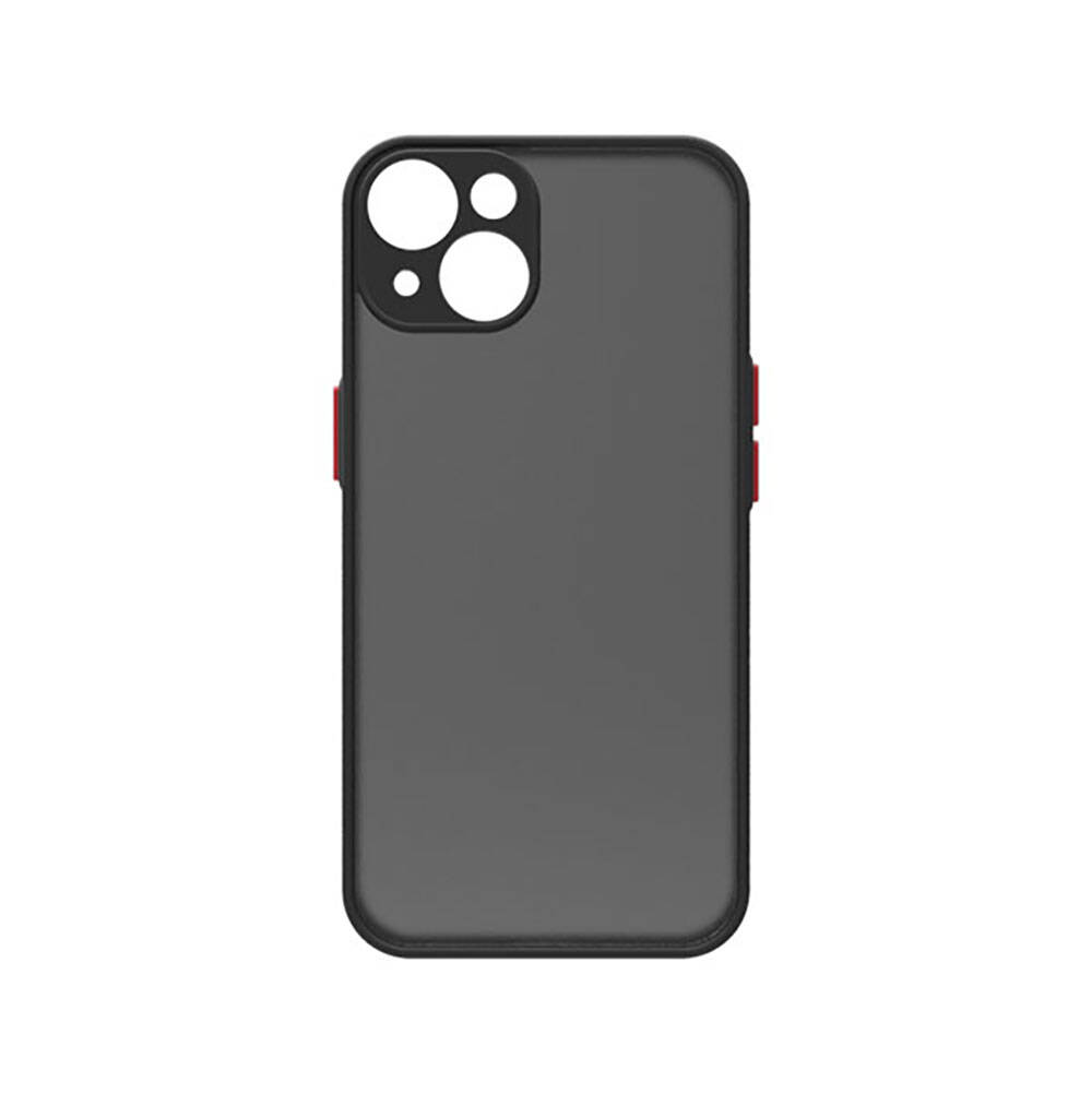 [RNZ-TA96670] Apple iPhone 15 Plus Uyumlu Kılıf Zore Hux Kapak (Siyah)