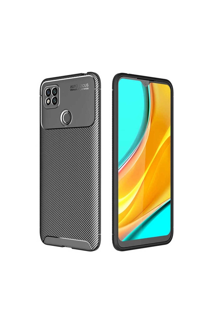 [RNZ-TA42588] Xiaomi Redmi 9C Uyumlu Kılıf Zore Negro Silikon Kapak (Siyah)