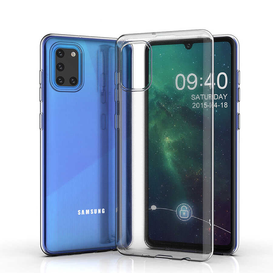 Samsung Galaxy A31 Uyumlu Kılıf Zore Süper Silikon Kapak