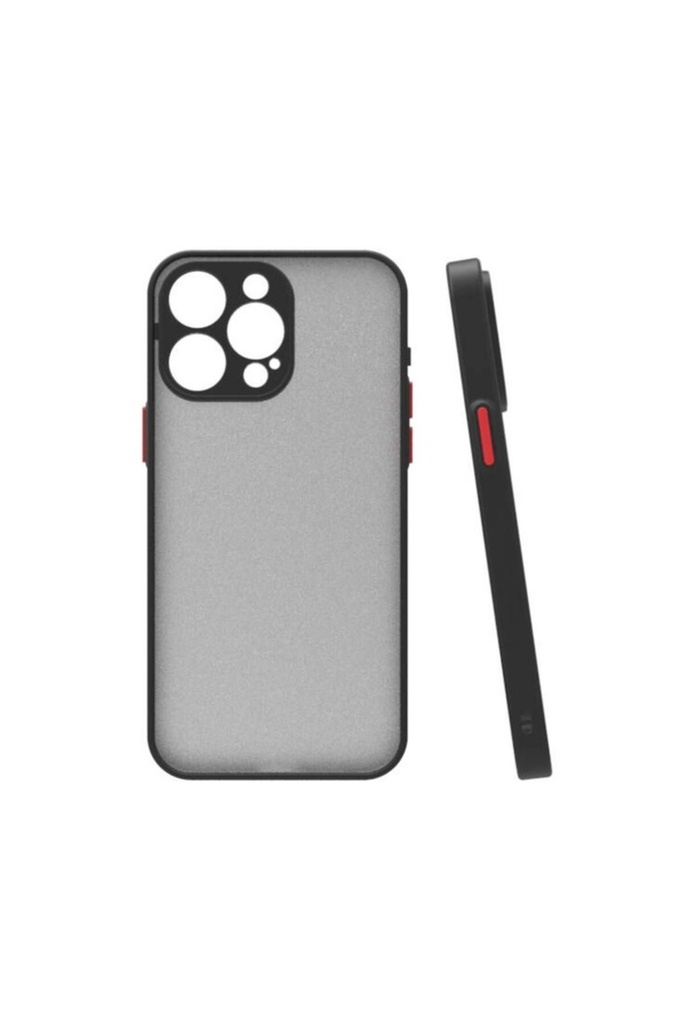 [RNZ-TA96671] Apple iPhone 15 Pro Uyumlu Kılıf Zore Hux Kapak (Siyah)