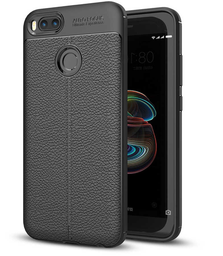 [RNZ-TA315] Xiaomi Mi 5x Uyumlu Kılıf Zore Niss Silikon Kapak (Siyah)