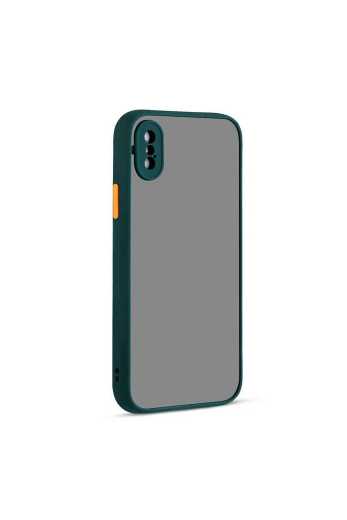 Apple iPhone X Uyumlu Kılıf Zore Hux Kapak