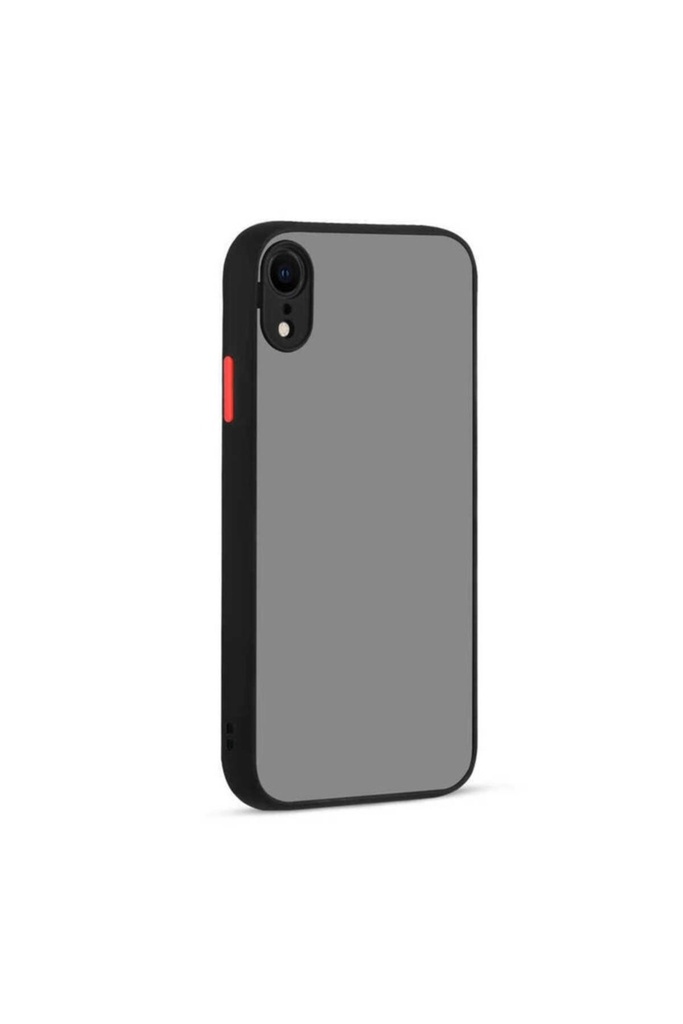[RNZ-TA42997] Apple iPhone XR Uyumlu Kılıf Zore Hux Kapak (Siyah)