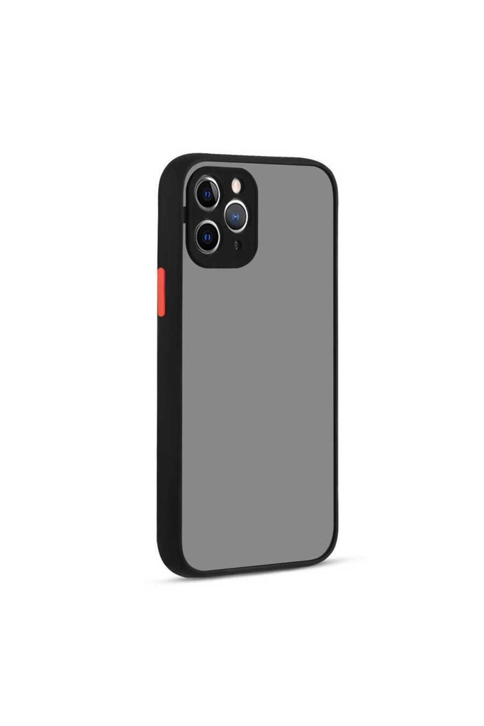 [RNZ-TA43021] Apple iPhone 11 Pro Uyumlu Kılıf Zore Hux Kapak (Siyah)