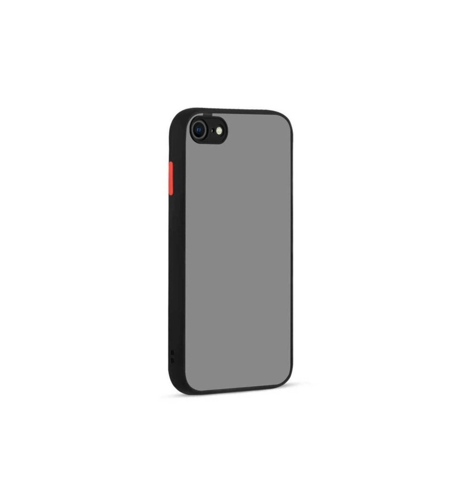 [RNZ-TA43037] Apple iPhone SE 2020 Uyumlu Kılıf Zore Hux Kapak (Siyah)