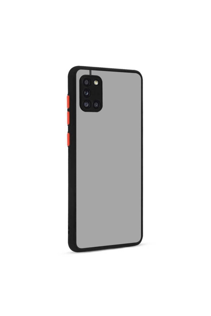 [RNZ-TA43061] Samsung Galaxy A31 Uyumlu Kılıf Zore Hux Kapak (Siyah)