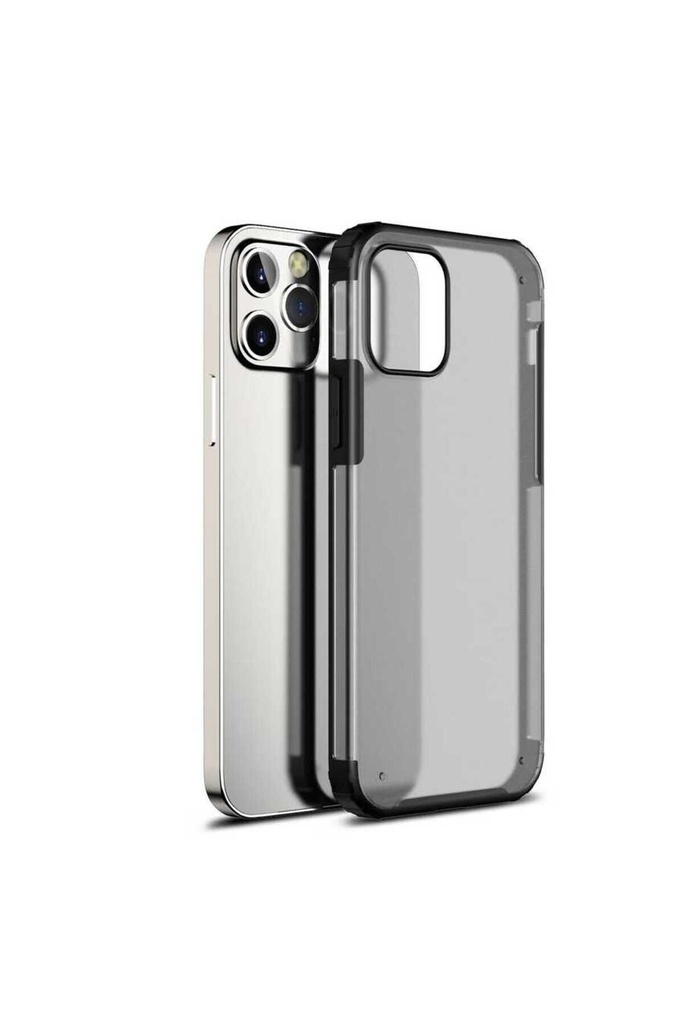 [RNZ-TA43095] Apple iPhone 12 Pro Uyumlu Kılıf Zore Volks Kapak (Siyah)