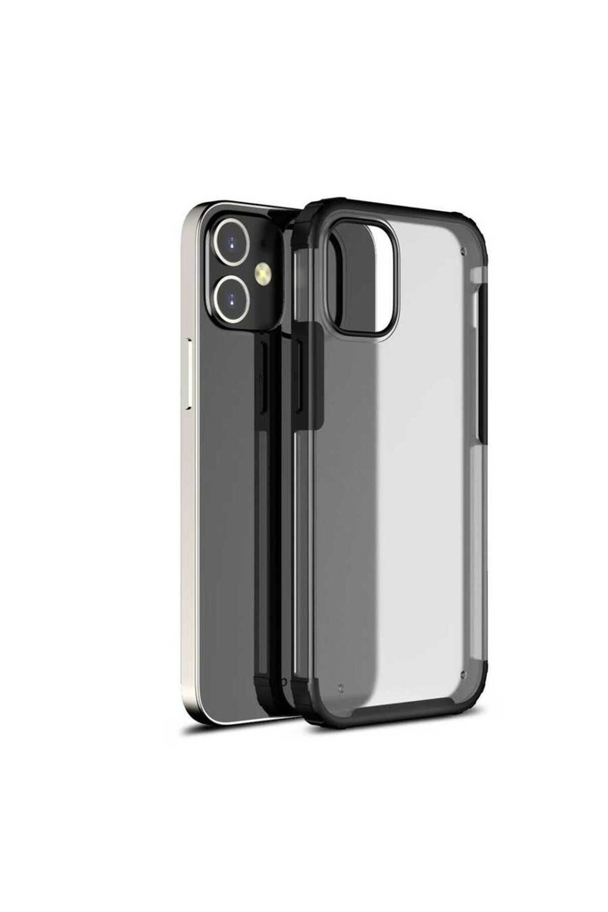 [RNZ-TA43099] Apple iPhone 12 Uyumlu Kılıf Zore Volks Kapak (Siyah)