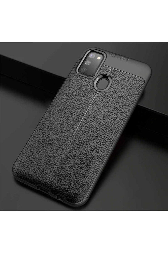 [RNZ-TA43165] Samsung Galaxy M21 Uyumlu Kılıf Zore Niss Silikon Kapak (Siyah)