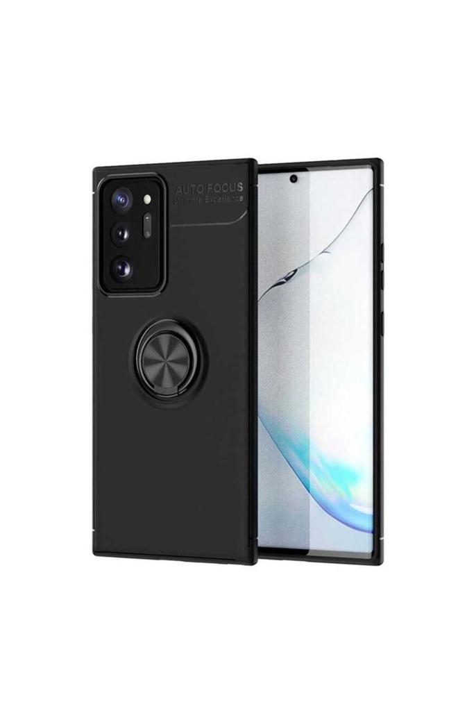 [RNZ-TA43248] Samsung Galaxy Note 20 Ultra Uyumlu Kılıf Zore Ravel Silikon Kapak (Siyah)