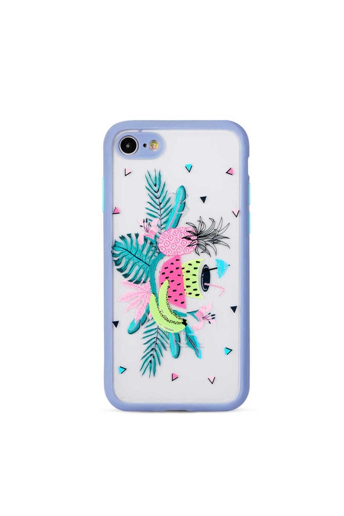 [RNZ-TA43334] Apple iPhone 8 Uyumlu Kılıf Zore Fily Kapak (Mor)