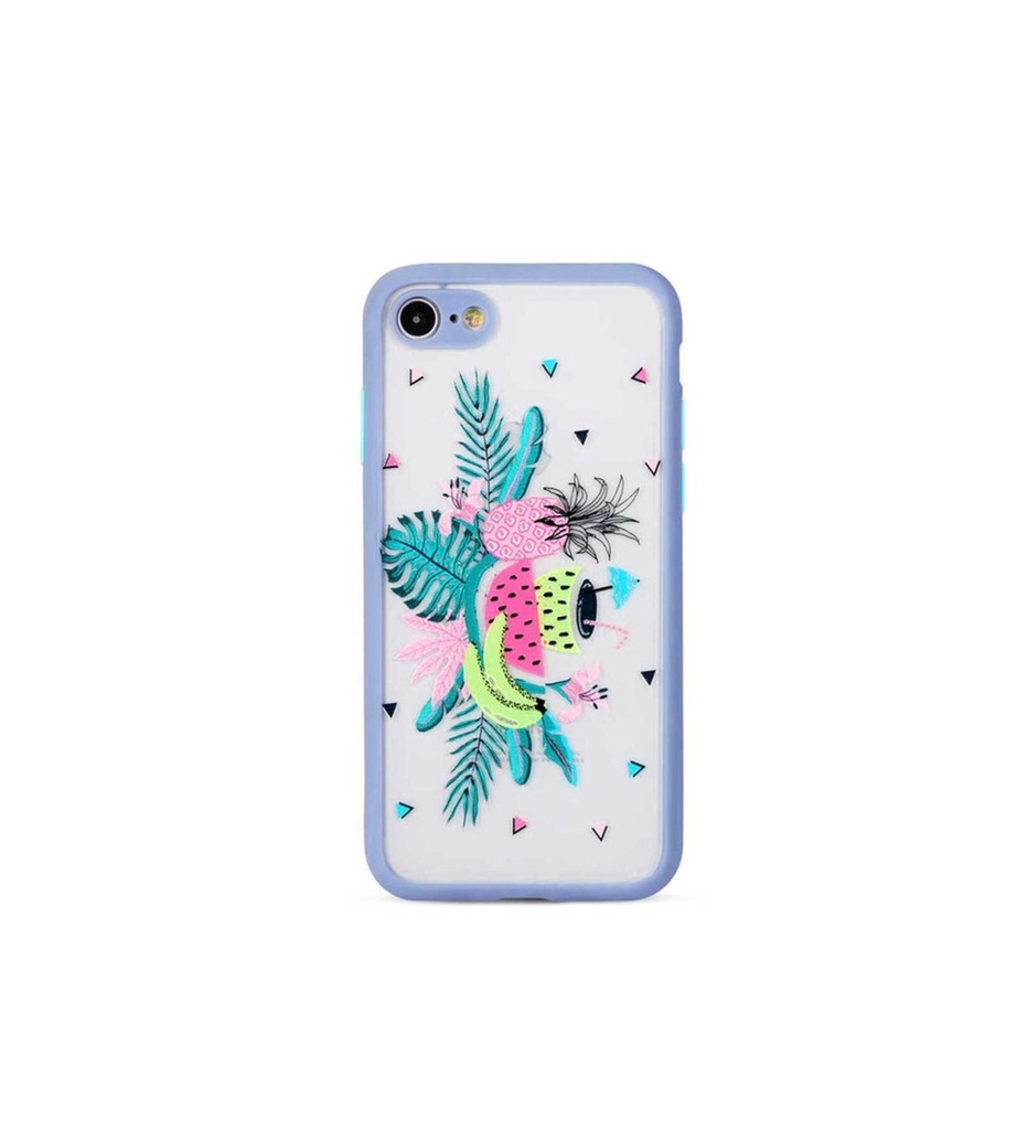 [RNZ-TA43338] Apple iPhone SE 2020 Uyumlu Kılıf Zore Fily Kapak (Mor)