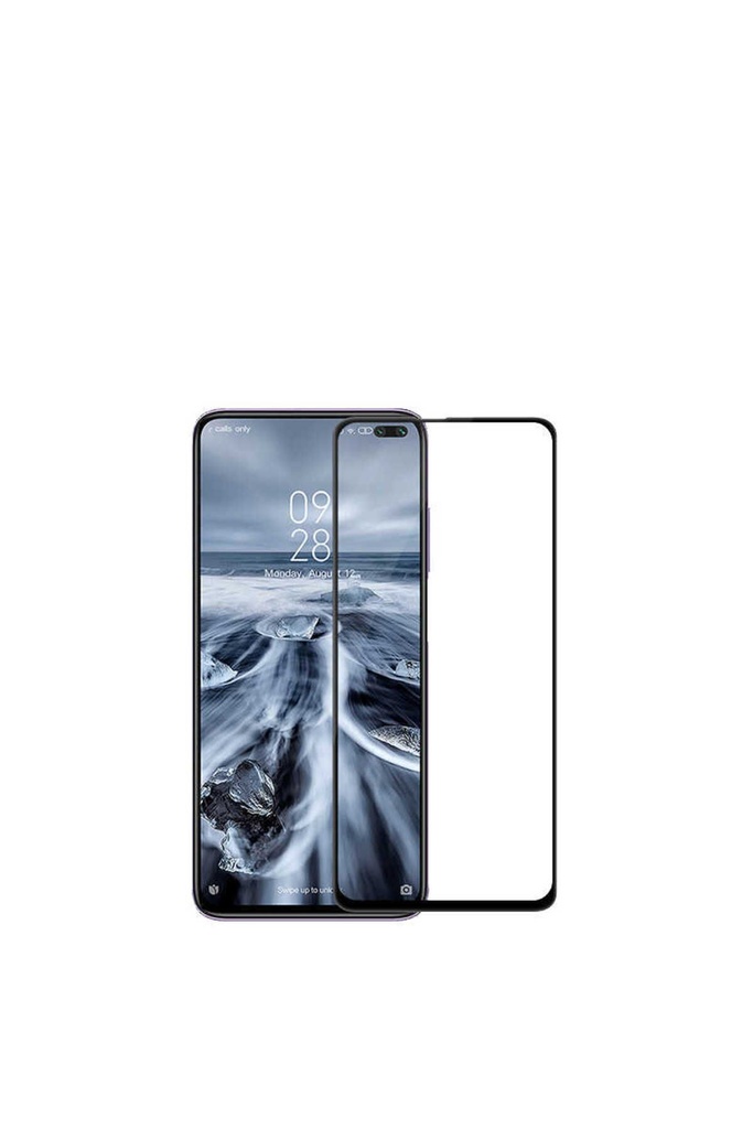 Xiaomi Poco X2 Uyumlu Zore Kenarları Kırılmaya Dayanıklı Cam Ekran Koruyucu