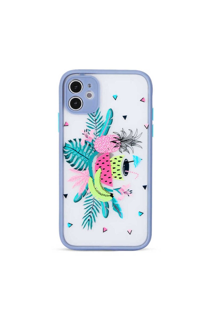 [RNZ-TA43366] Apple iPhone 11 Uyumlu Kılıf Zore Fily Kapak (Mor)