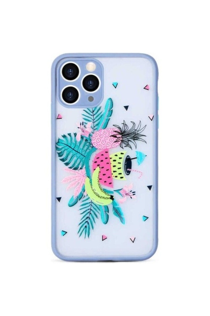 [RNZ-TA43370] Apple iPhone 11 Pro Uyumlu Kılıf Zore Fily Kapak (Mor)