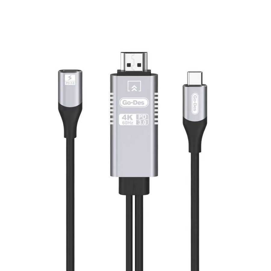[RNZ-TA43386] Go Des GD-8770 Type-C To HDMI Kablo