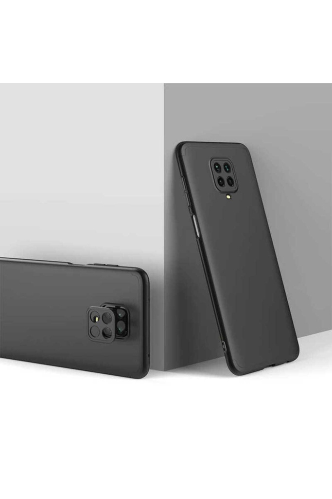 [RNZ-TA43485] Xiaomi Redmi Note 9 Pro Uyumlu Kılıf Zore Ays Kapak (Siyah)