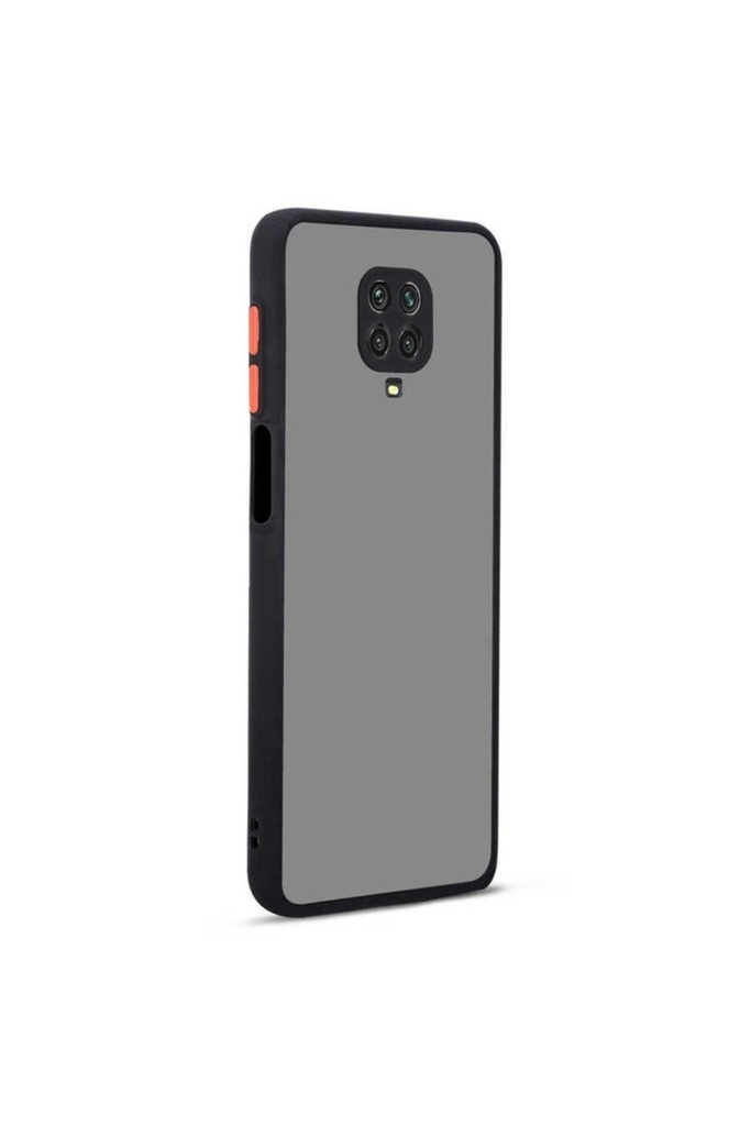 [RNZ-TA43526] Xiaomi Redmi Note 9 Pro Uyumlu Kılıf Zore Hux Kapak (Siyah)