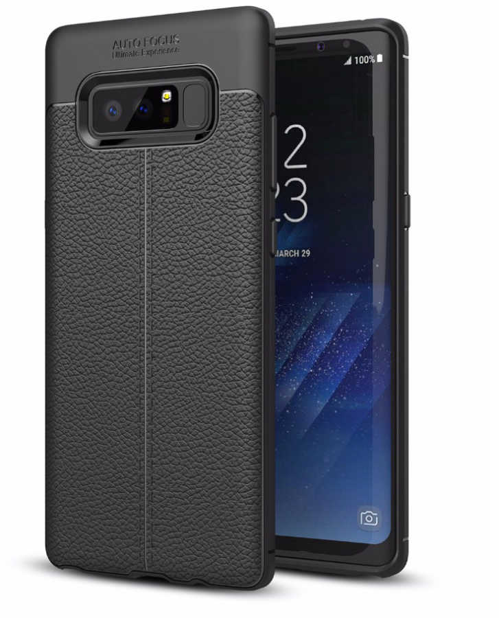 [RNZ-TA327] Samsung Galaxy Note 8 Uyumlu Kılıf Zore Niss Silikon Kapak (Siyah)