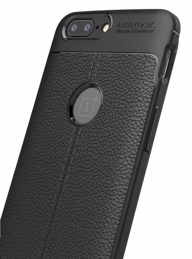 [RNZ-TA331] OnePlus 5 Uyumlu Kılıf Zore Niss Silikon Kapak (Siyah)