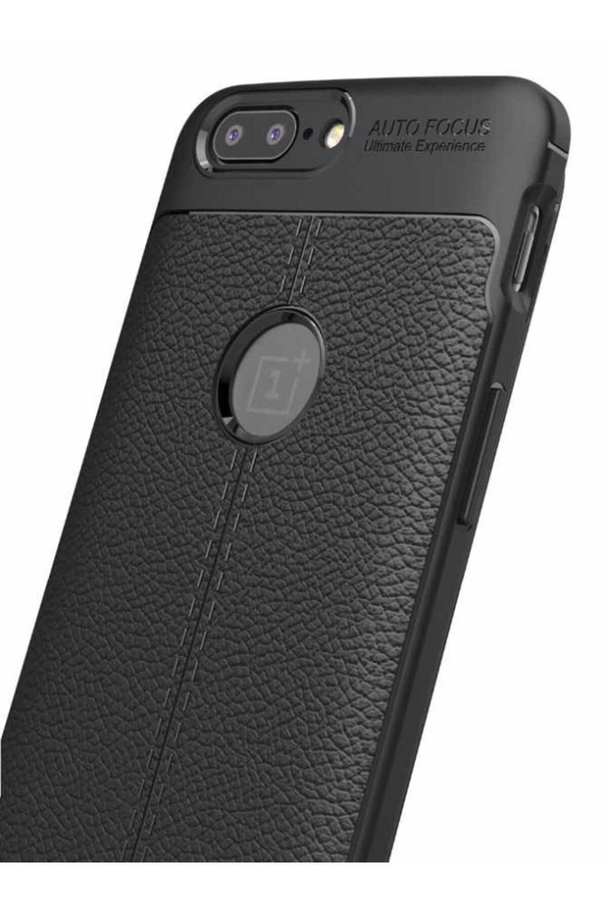 [RNZ-TA331] OnePlus 5 Uyumlu Kılıf Zore Niss Silikon Kapak (Siyah)