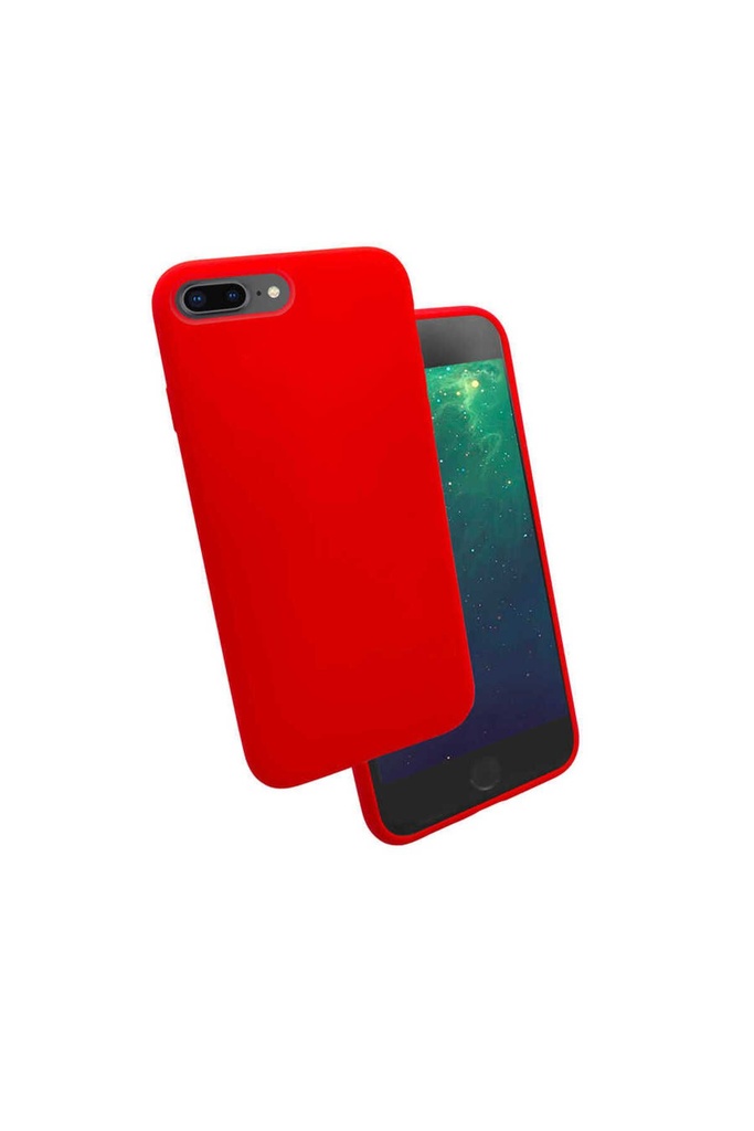Apple iPhone 8 Plus Uyumlu Kılıf Zore Silk Silikon