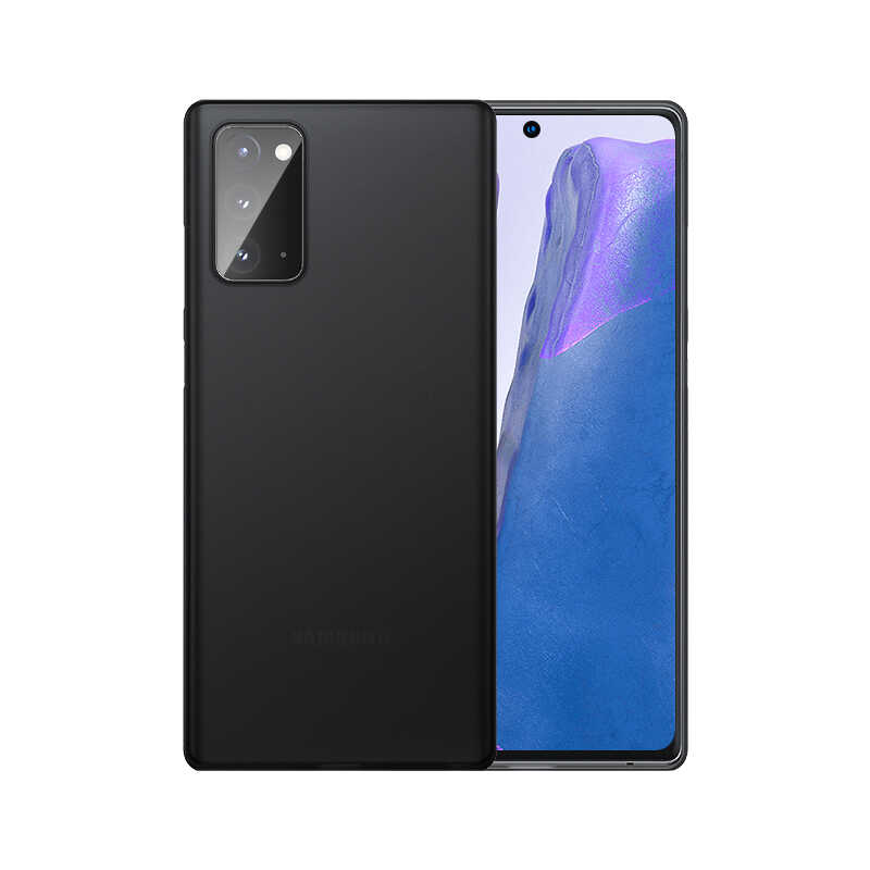 [RNZ-TA44590] Samsung Galaxy Note 20 Uyumlu Kılıf Benks Lollipop Protective Kapak (Siyah)