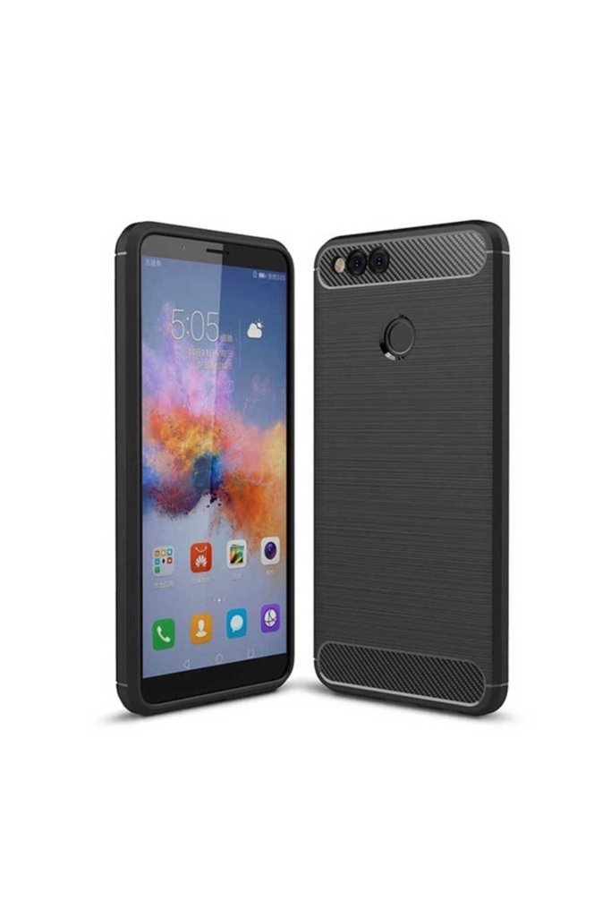 [RNZ-TA2885] Huawei Honor 7X Uyumlu Kılıf Zore Room Silikon Kapak (Siyah)