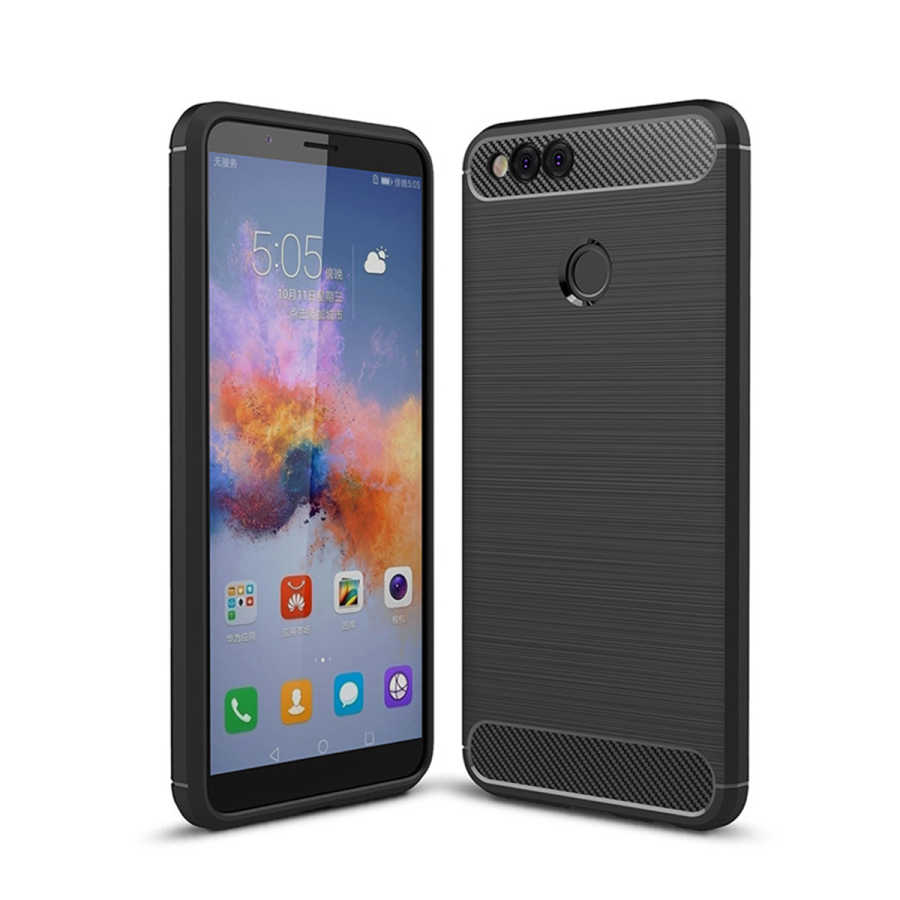 [RNZ-TA2885] Huawei Honor 7X Uyumlu Kılıf Zore Room Silikon Kapak (Siyah)