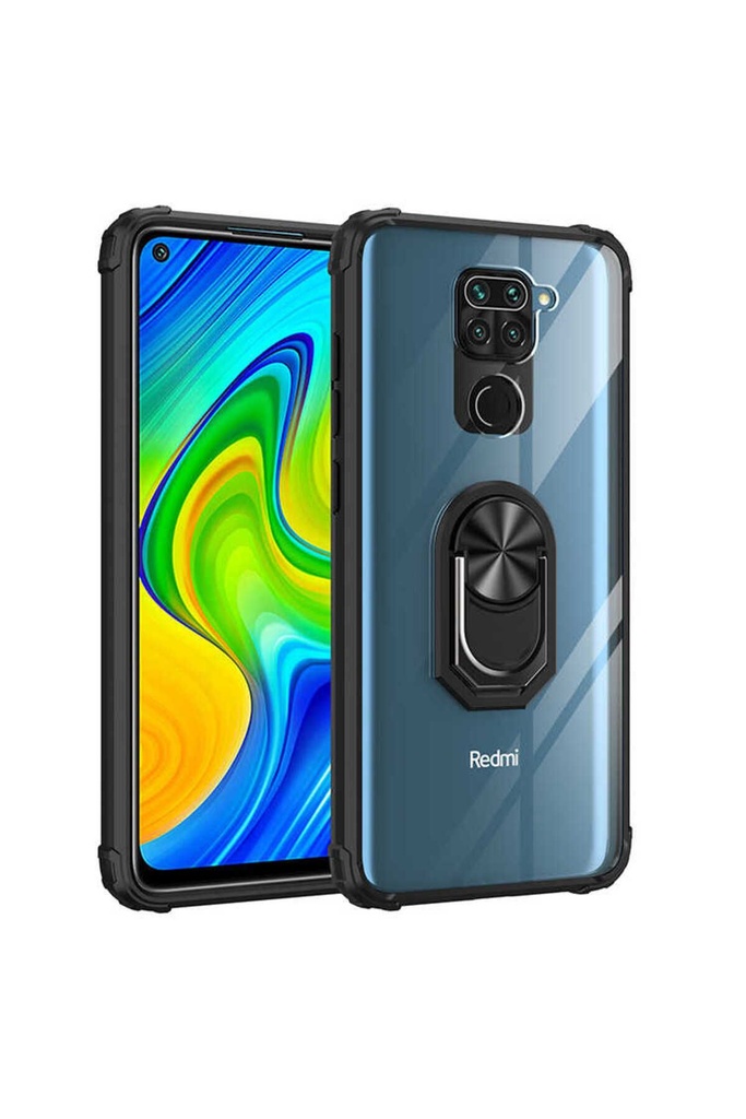 [RNZ-TA44675] Xiaomi Redmi Note 9 Uyumlu Kılıf Zore Mola Kapak (Siyah)