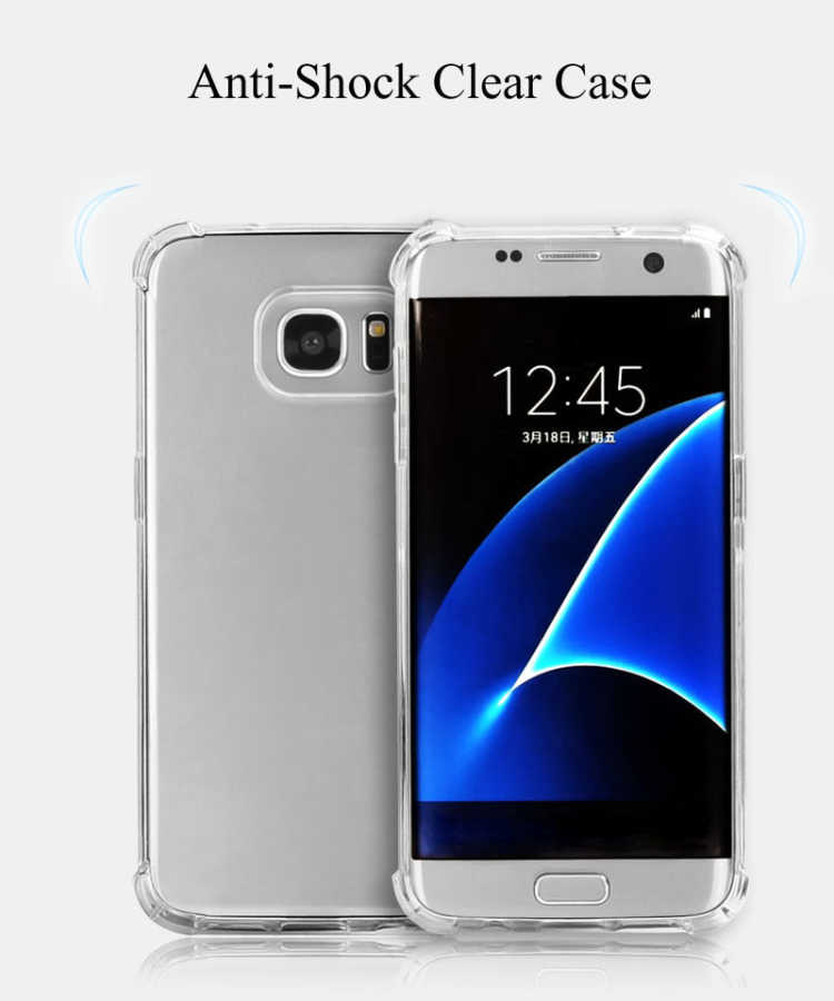 Samsung Galaxy S7 Edge Uyumlu Kılıf Zore Nitro Anti Shock Silikon