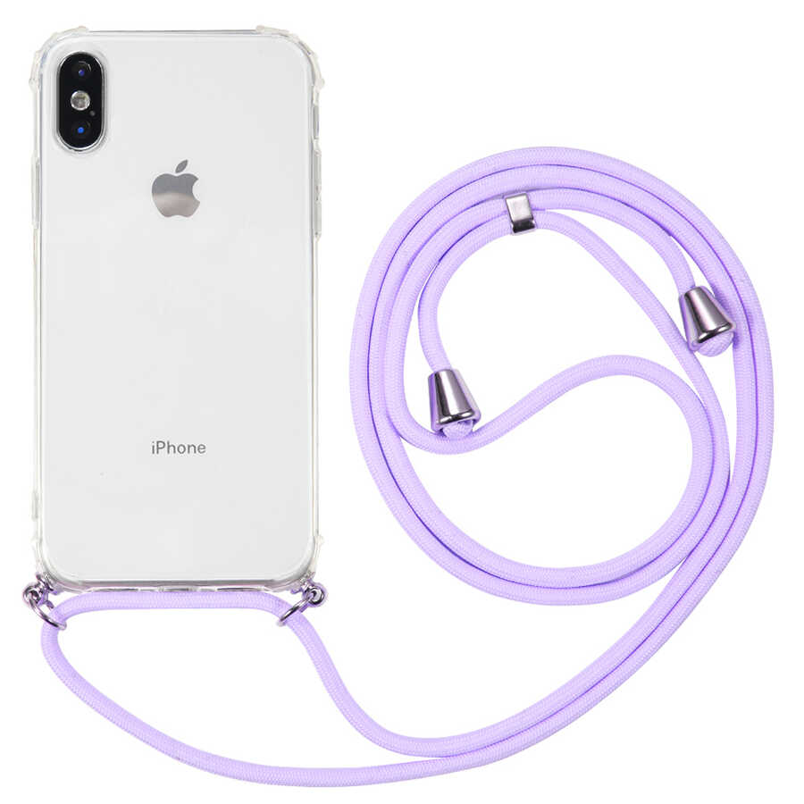 [RNZ-TA44980] Apple iPhone XS Uyumlu Kılıf Zore X-Rop Kapak