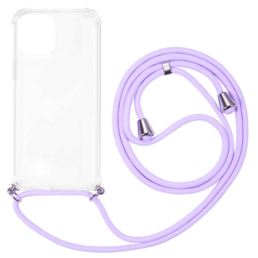 [RNZ-TA44989] Apple iPhone 12 Pro Max Uyumlu Kılıf Zore X-Rop Kapak