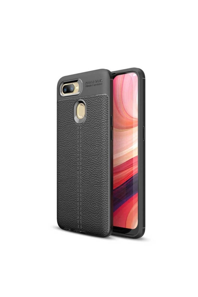 [RNZ-TA45166] Oppo A5S Uyumlu Kılıf Zore Niss Silikon Kapak (Siyah)