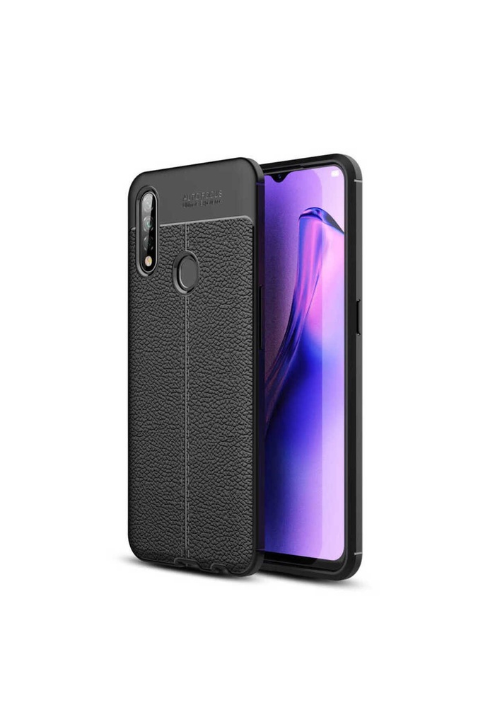 [RNZ-TA45175] Oppo A31 Uyumlu Kılıf Zore Niss Silikon Kapak (Siyah)