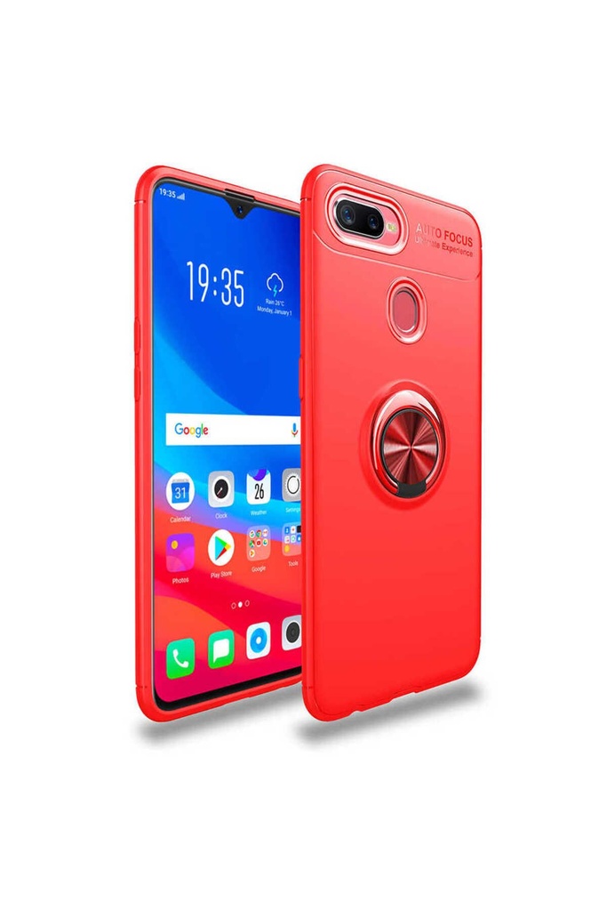 Oppo A7X Uyumlu Kılıf Zore Ravel Silikon Kapak