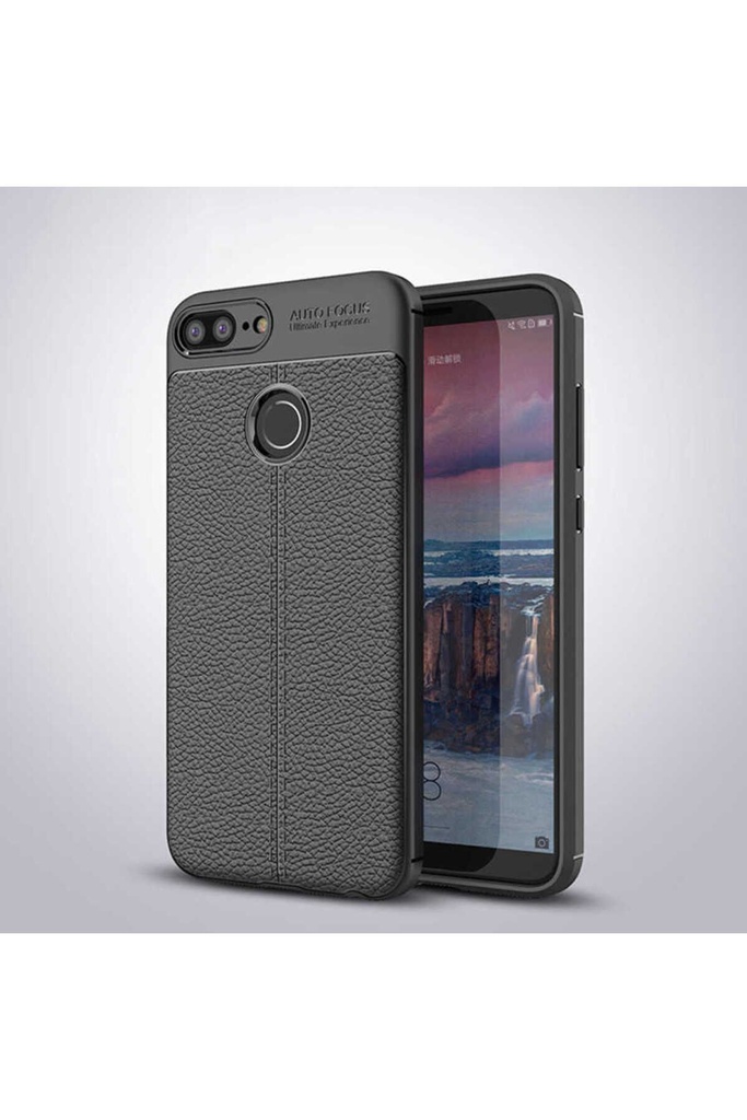 [RNZ-TA2908] Huawei Honor 9 Lite Uyumlu Kılıf Zore Niss Silikon Kapak (Siyah)
