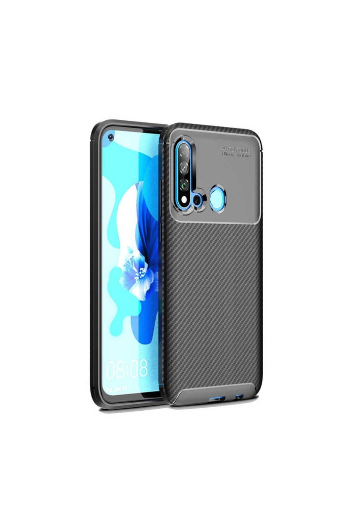 [RNZ-TA45243] Huawei P20 Lite 2019 Uyumlu Kılıf Zore Negro Silikon Kapak (Siyah)